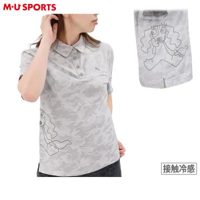 ＭＵスポーツ　ゴルフウェア　レディース z1407 【美品】MUスポーツ エムユースポーツ ゴルフウェア 長袖