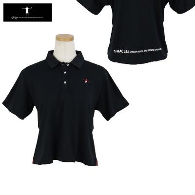 T-MAC ゴルフウェア ポロシャツ ブラック T-MAC 【30％OFFセール】ポロシャツ メンズ ティーマック ゴルフ