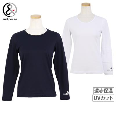 【新品】アンパスィ　ゴルフウェア　レディース アンパスィ(and per se) 半袖カットソー | レディースゴルフウェア通販