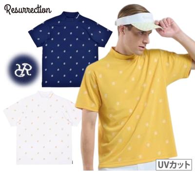 【超美品】レザレクション 半袖ハイネックシャツ 白×グリーン ボーダー メンズ L ゴルフウェア 2023年モデル Resurrection 楽天市場】セール レザレクション RESURRECTION ハイネック