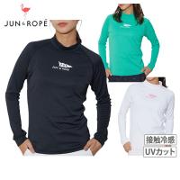 ハイネックシャツ レディース ジュン＆ロペ JUN＆ROPE 2024 春夏 新作 ゴルフウェア erm54000 | t-on ゴルフウェア