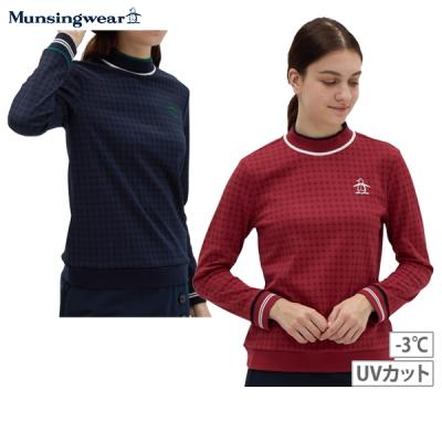 Munsingwear - coco 中古 マンシングウェア Munsing wear レディース 長袖シャツ 3L 紺 ネイビー ハイネック マンシングウェア Munsingwear ネイビー モックネック 長袖