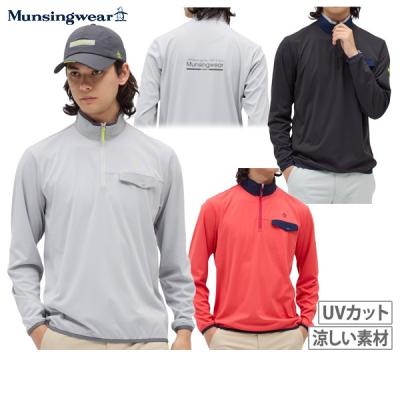 新品マンシングウェアゴルフウェア長袖シャツメンズフロントロゴ長袖シャツ L Munsingwear ゴルフシャツ（袖タイプ：長袖）｜メンズウエア｜ゴルフ