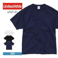 Tシャツ メンズ 無地 United Athle ユナイテッドアスレ 7.6オンス スラブ スーパー ヘヴィーウェイト Tシャツ 4747-01 474701 男女兼用 シンプル M-XL | 無地Tシャツ Tshirt.st