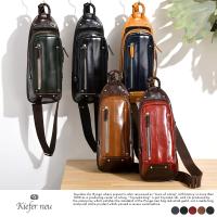 ボディバッグ メンズ おしゃれ 本革 Kiefer neu レザーボディバッグ Ciao キーファーノイ ワンショルダー 縦型 牛革 大人 かっこいい | メンズ Lifestyle DANTE(ダンテ)