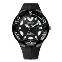 CITIZEN PRO MASTER シチズン プロマスター MARINEシリーズ ダイバーズ オルカ シャチ ブラック メンズ腕時計 BN0235-01E | 時計のタイム