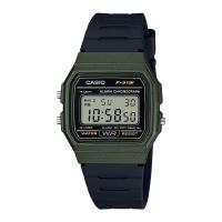国内正規品 CASIO Collection カシオ コレクション POP 軽量 薄型 ブラック×グリーン ユニセックス腕時計 F-91WM-3AJH | 時計のタイム