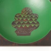 香川漆器 さぬき角丸ボウル うるし絵 6種類 中田漆木 伝統工芸品 民藝