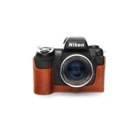 Nikon F100 ケースBolinUS ハンドメイド 本革 ハーフカメラケース バッグ カバー Nikon F100 カメラ用 ハンドストラップ付 | タクトショップ
