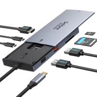 USB-C Hub with M.2 NVMe SSD Enclosure, 7-in-1 Docking Station Hybrid Type-C | タクトショップ