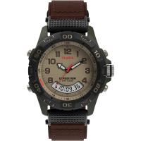 タイメックスTIMEX 腕時計 エクスペディション コンボ ブラウン文字盤 ブラウンナイロンストラップ T45181 メンズ  時計 | タクトショップ