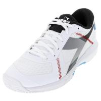 Diadora Men's Trofeo All Ground Pickleball Shoes (White/Black/Blue Jewel, 1 | タクトショップ