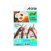 [単価752円・20セット]エーワン 転写 タトゥーシール 透明 5枚 はがき 52103（20セット） | オフィスジャパン