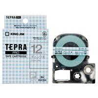 テプラ・プロ テープカートリッジ 模様ラベル チェック青 12mm SWX12BH キングジム 4971660762552（10セット） | オフィスジャパン