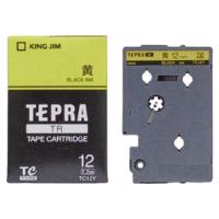テプラTR テープカートリッジ カラーラベル パステル 黄 12mm TC12Y キングジム 4971660751501 | オフィスジャパン