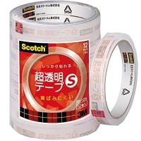 3M スコッチ 超透明テープS 12mm×35m 芯76mm 10巻 工業用包装 BK-12N | オフィスジャパン