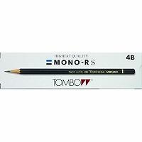 トンボ 鉛筆モノ RS 4B 紙箱 MONO-RS4B(12本入) トンボ鉛筆 4901991017373 | オフィスジャパン