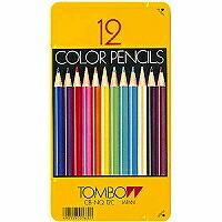 トンボ 缶入色鉛筆12色NQ CB-NQ12C トンボ鉛筆 4901991016321（90セット） | オフィスジャパン