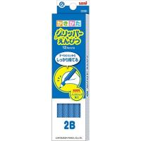 PayPayポイント11%付与！三菱鉛筆 鉛筆 かきかた グリッパー えんぴつ 2B 青 12本入 K69042B | オフィスジャパン