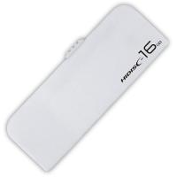 HIDISC USB2.0 フラッシュドライブ 16GB ホワイト スライド式 ストラップホール付 HDUF116S16G2 | オフィスジャパン