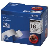 ブラザー 文字テープ TZe-141V透明に黒文字 18mm 5個 4977766701754 | オフィスジャパン