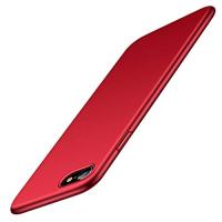 iPhone SE 用ケース 2022 iPhone SE2・8・7 ケース 4.7インチ対応 薄型 PC ガラスフィルム付属 指紋防止 擦り傷防止 耐衝撃カバー レッド Wisdom Series | たいだい本舗