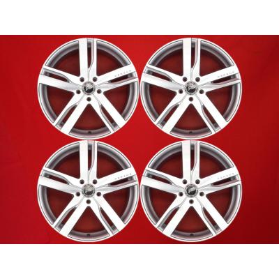 シルバー 5本スポーク ホイールセット 5本スポーク アルミホイール レイズ（色：シルバー系）の