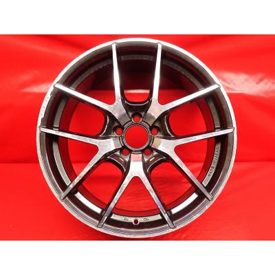 シルバー 5本スポーク ホイールセット 5本スポーク アルミホイール レイズ（色：シルバー系）の