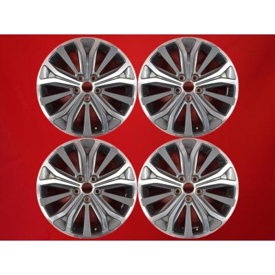 中古アルミ16X6.5　プジョー2008純正４本セット プジョー2008純正16インチアルミホイール、スタッドレスタイヤ4