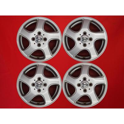 アルミホイール 14インチ 5本スポーク（日産）（色：シルバー系）の