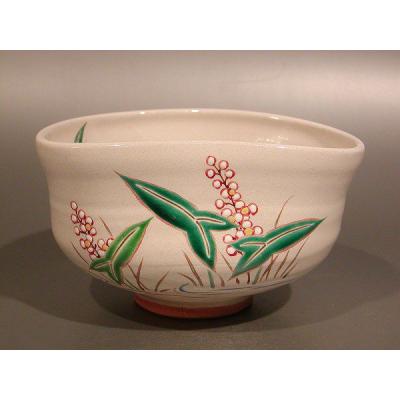 茶道具　抹茶茶碗　黒灰釉　京焼 京焼 抹茶茶碗 月下美人 黒 | 祇園359netshop
