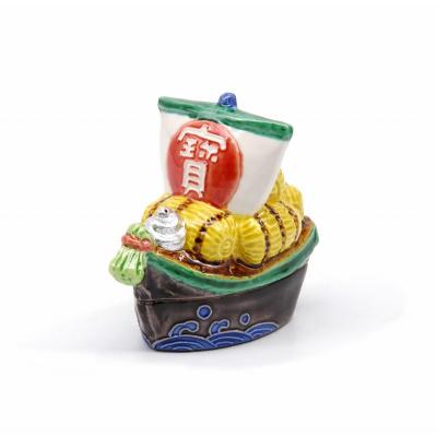 交趾焼宝珠巳年香合　中村翠嵐作　茶道具 交趾焼宝珠巳年香合 中村翠嵐作 茶道具 - メルカリ