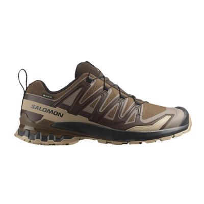 SALOMON アウトドア トレイルランニングシューズ（色：ブラウン系