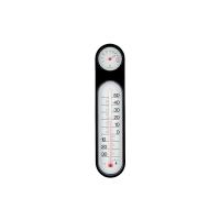 シンワ測定 温湿度計 PCオーバル ブラック&amp;ホワイト 48929 | 高橋本社Yahoo!店