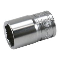 SK11(藤原産業) パーフェクトフィットソケット S3-13PF 13mm 差込角9.5mm 角が丸くなったボルト対応 奥行18mm | 高橋本社Yahoo!店