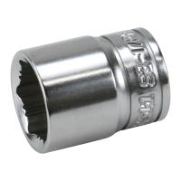 SK11(藤原産業) パーフェクトフィットソケット S3-17PF 17mm 差込角9.5mm 角丸ボルト対応作業工具 奥行25mm | 高橋本社Yahoo!店