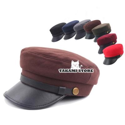 レザーマリンキャップ（メンズキャップ）｜帽子 | ファッション の