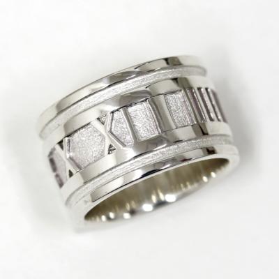 ティファニー(Tiffany) アトラスワイドリング　20〜21号 TIFFANY&Co.（ティファニー） アトラス・ワイドリング・指輪/Sv925