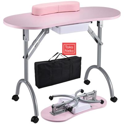 Amazon.co.jp: マニキュアネイルテーブル ポータブル 折りたたみ式