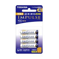 TOSHIBA ニッケル水素電池 充電式IMPULSE 高容量タイプ 単4形充電池(min.900mAh) | タカラ777