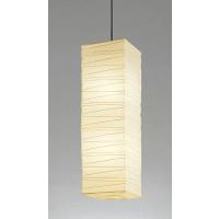 オーデリック OP052091LBR LED和風ペンダントライト 吹き抜け用 白熱灯器具100W×2灯相当 黒コード R15高演色 クラス2 電球色 非調光 電気工事不要 照明器具 | タカラマート