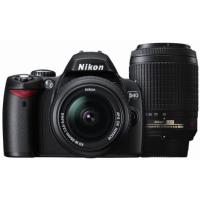 ニコン Nikon D40 18-55ｍｍ 55-200mm ダブルズームキットII ブラック デジタル一眼レフカメラ 中古 | トレジャーカメラ