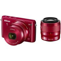 ニコン Nikon ミラーレス一眼 Nikon1 S2 ダブルズームキット レッド | トレジャーカメラ