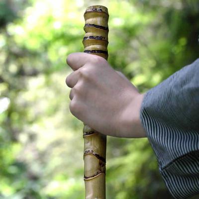 竹製の工芸品 漢字の刻印付き 竹杖 竹製の工芸品