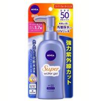 日焼け止め ニベアサン スーパーウォータージェル SPF50 ポンプ 花王 (D) | ラクチーナ Yahoo!店