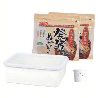 みたけ食品 ぬかどこ1kg琺瑯容器セット みたけ食品 (D) | ラクチーナ Yahoo!店