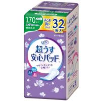 尿とりパッド 尿漏れパッド リフレ 超うす安心パッド 170ccまとめ買いパック32枚 尿もれ 尿ケア 大人用 パッド 軽失禁 920499 (D) | ラクチーナ Yahoo!店