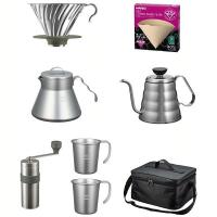 V60 アウトドア コーヒーフルセット O-VOCF ハリオ (D) | ラクチーナ Yahoo!店