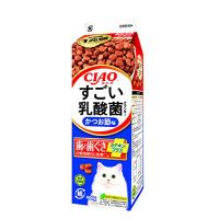 CIAO (チャオ) すごい乳酸菌クランキー 牛乳パック かつお節味 400g 12個セット | たまり堂