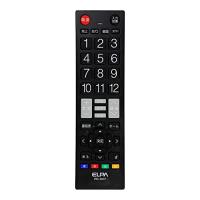 エルパ ( ELPA ) テレビリモコン 国内主要メーカー対応 IRC-203T (BK) ブラック / テレビ リモコン 汎用 / オフタイマ | たまり堂